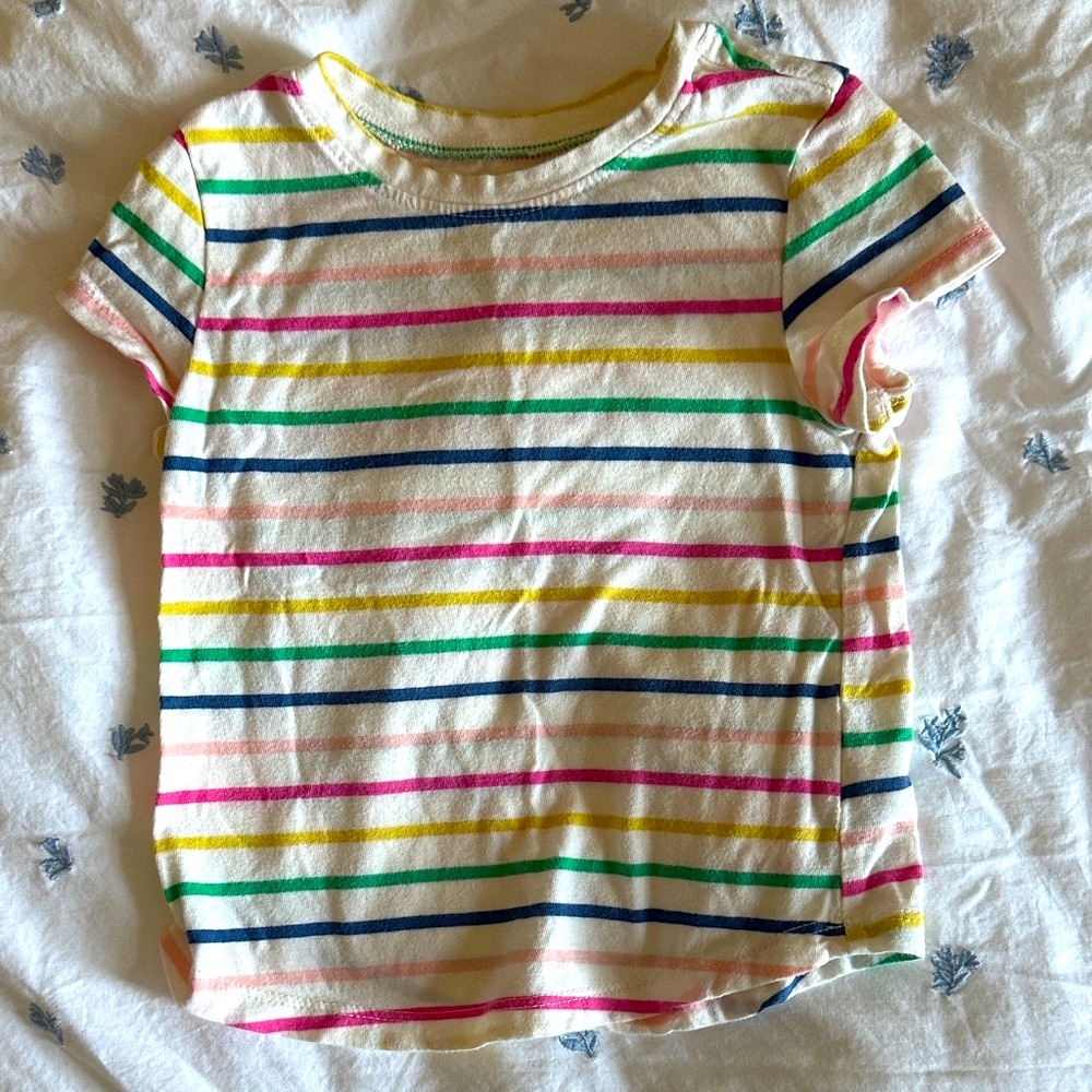 Old Navy Multicolor Striped Kids Tee